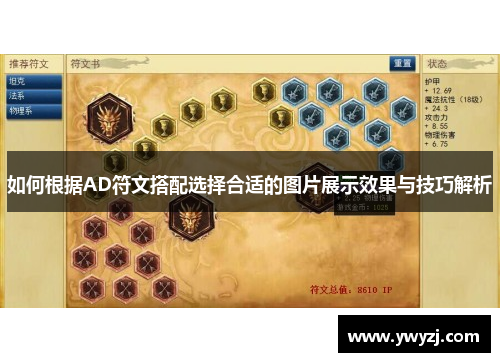 如何根据AD符文搭配选择合适的图片展示效果与技巧解析
